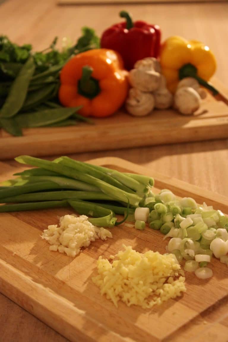 Ginger Sesame Shrimp Stir Fry Home Sweet Jones