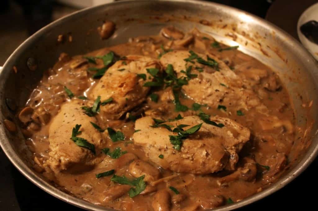 Creamy Mushroom Dijon Chicken