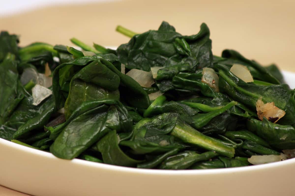 Simple Sautéed Spinach - Home Sweet Jones