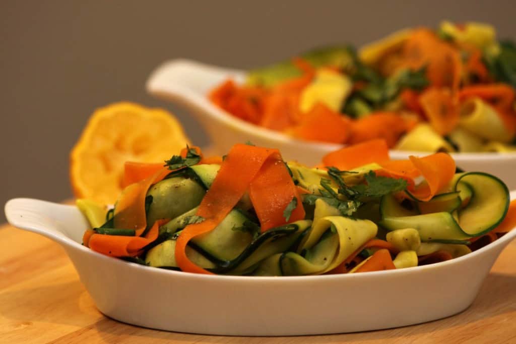 Carrot, Zucchini, and Squash Ribbons