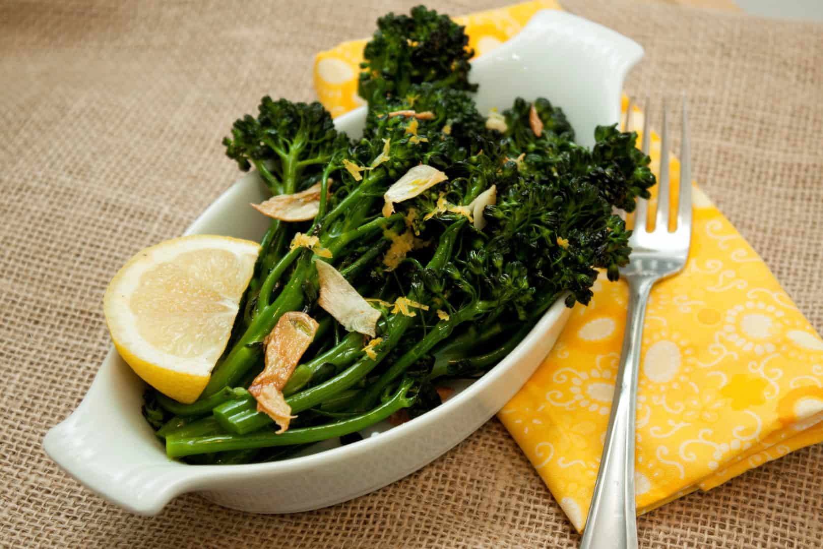 Broccolini with Toasted Garlic