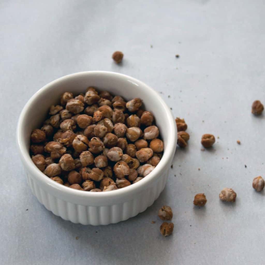 Crispy Crockpot Chickpeas