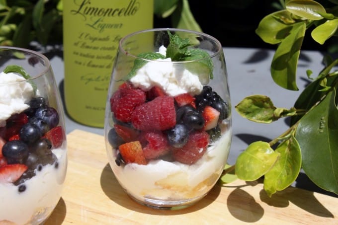 Limoncello Berry Terrine
