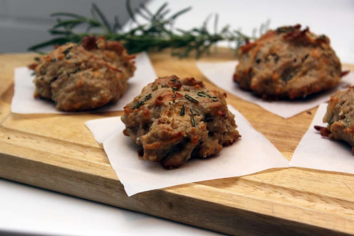 Easy Whole Wheat Rosemary Parmesan Biscuits