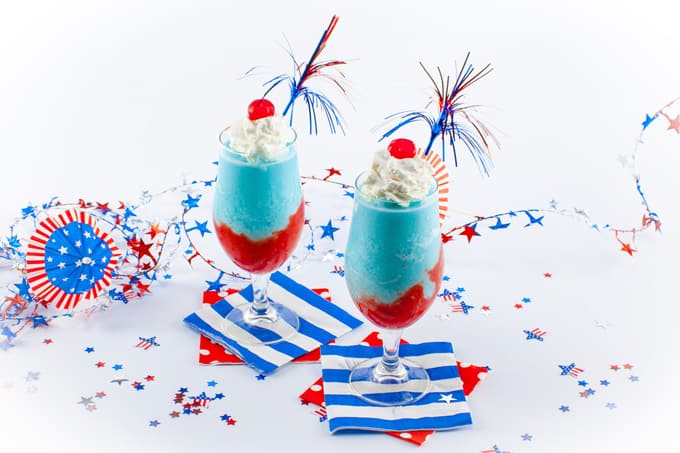 Red, White and Blue Piña Colada Recipe