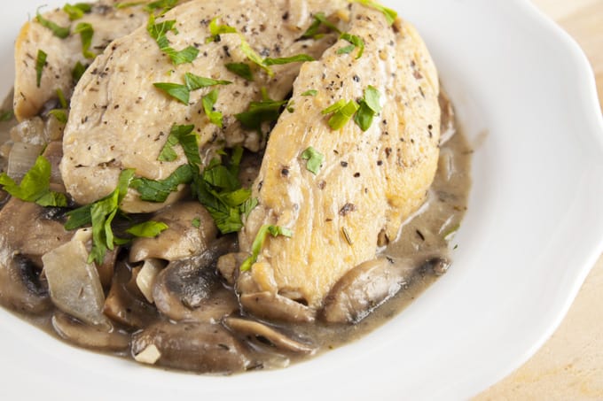 Gluten-Free Chicken in Creamy Mushroom Sauce Recipe