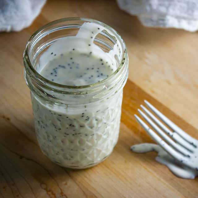 Low Calorie Creamy Poppy Seed Dressing