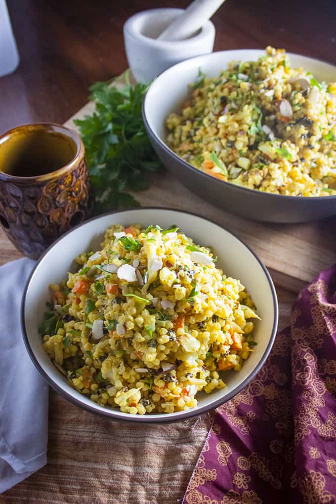 Curried Israeli Couscous