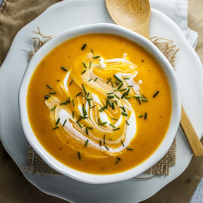 Creamy Carrot Ginger Soup