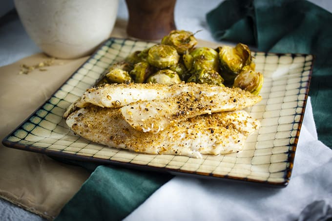 Fennel and Coriander Crusted Tilapia
