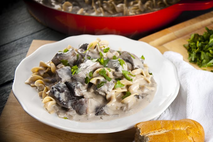 Portabella Mushroom Stroganoff Recipe