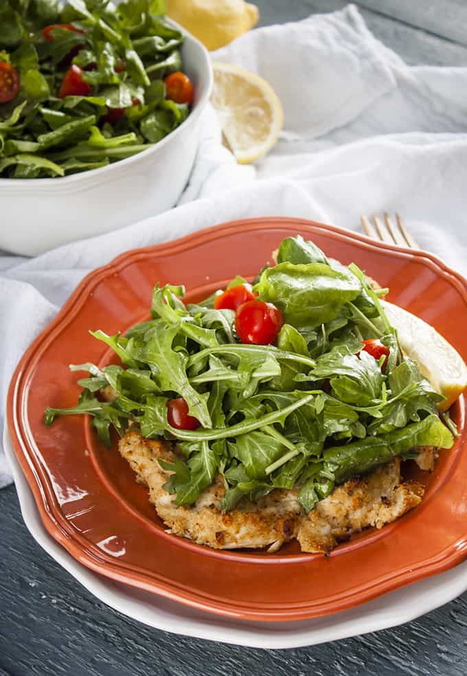 Lightened Up Chicken Milanese