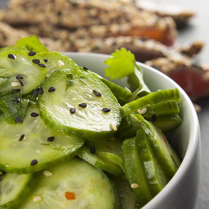 Easy Asian Cucumber Salad Recipe