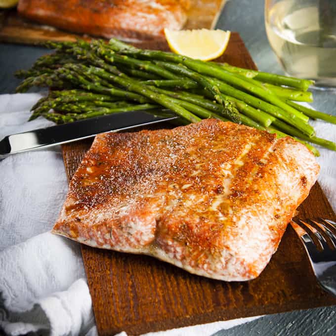 Cedar Plank Salmon in the Oven