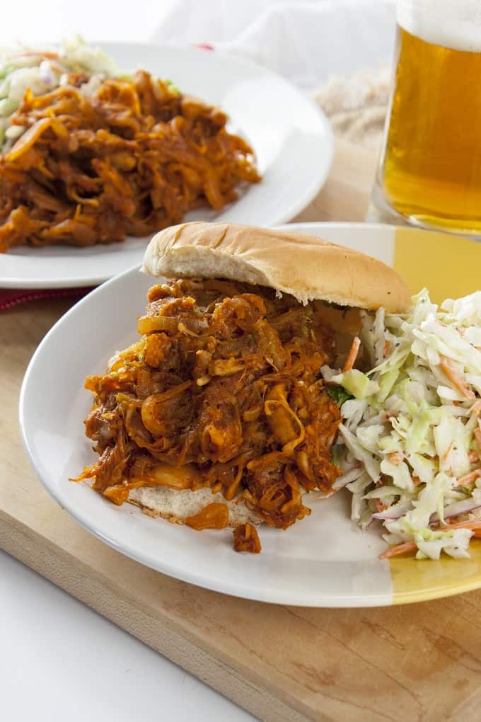 Vegan BBQ Pulled-Pork-Style Shredded Jackfruit