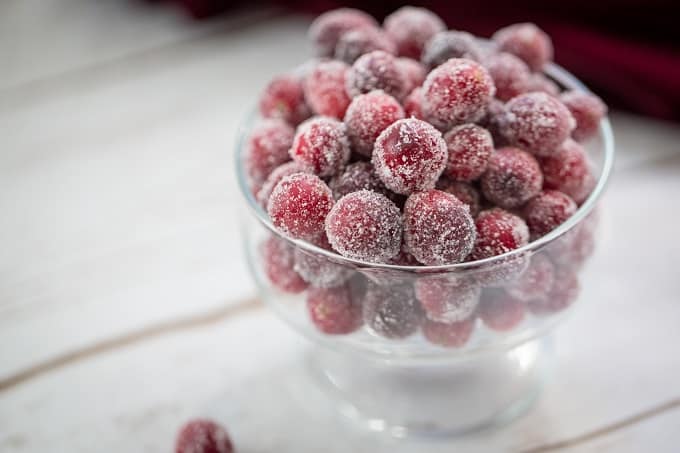 Sparkling Sugar-Frosted Cranberries