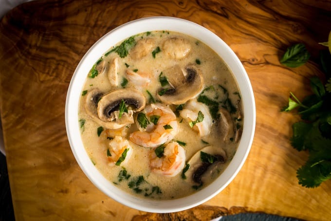 Thai-Style Coconut Shrimp Soup (Keto)